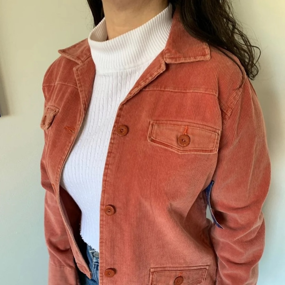 NEW Vintage Y2K Corduroy Cord Boho Wrangler Jacket